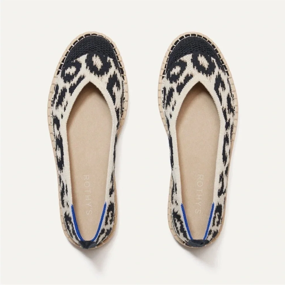 Rothy's The Espadrille Natural Hemp Flats Sandy Cat